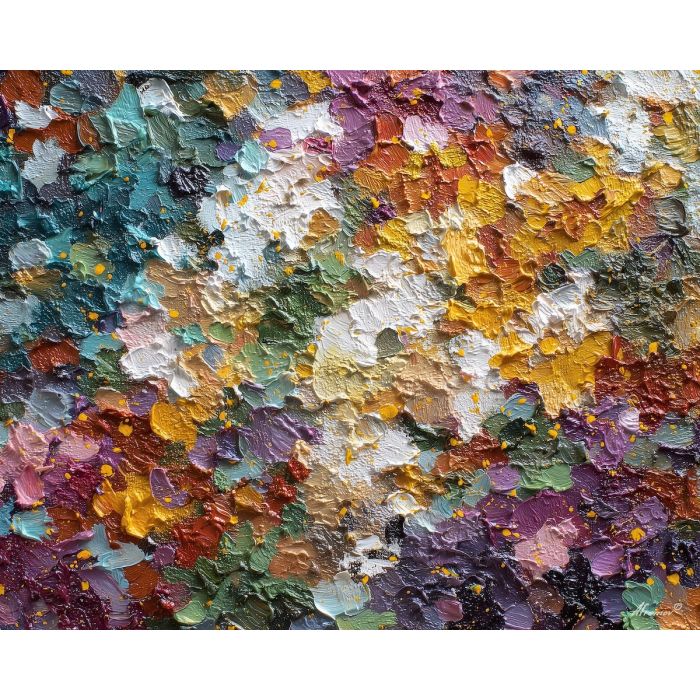 market, clearing, hinted, color, movement, scattering, tiny, sparks, textured horizon, savanna expanse, red earth, acacia silhouettes, village pattern, heat shimmer, distant hills, amber distance, open plain, sun-steeped land, oil painting palette knife, textured impasto