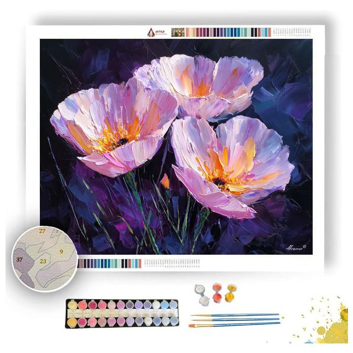 VELVET CONTOUR OPAL - Paint by Numbers Full Kit