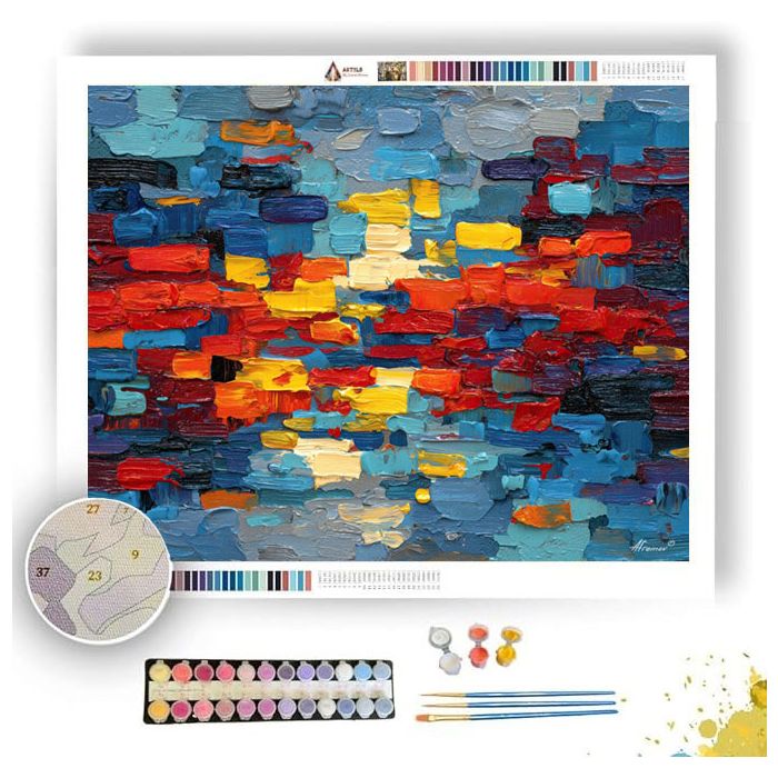 EMBERWIND HOLLOW BLOOM - Paint by Numbers Full Kit
