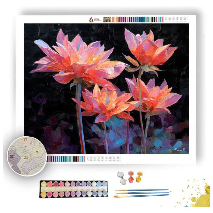 EMBER GEOMETRY - Paint by Numbers Full Kit