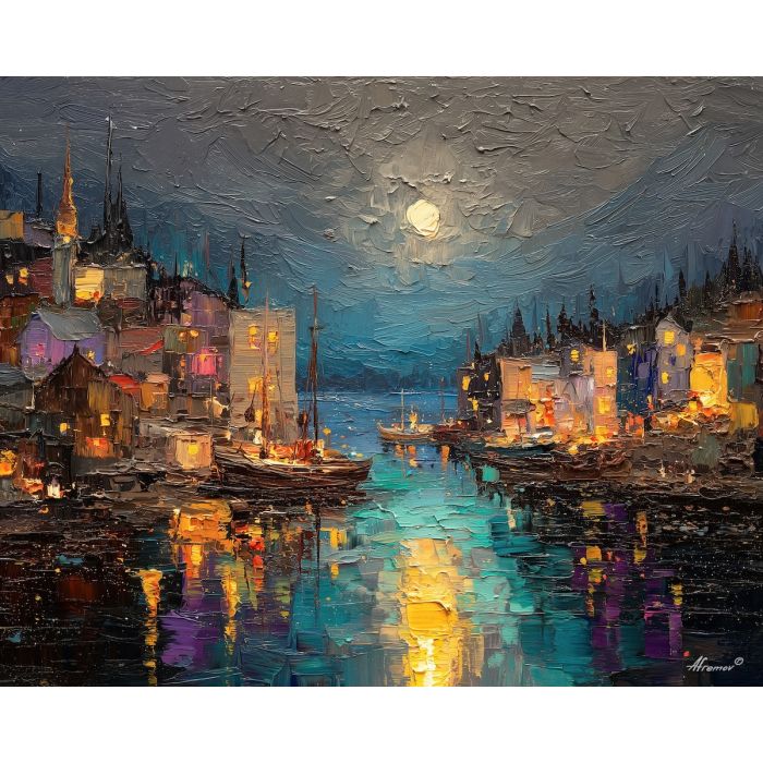 market, clearing, hinted, color, movement, scattering, tiny, sparks, textured horizon, savanna expanse, red earth, acacia silhouettes, village pattern, heat shimmer, distant hills, amber distance, open plain, sun-steeped land, oil painting palette knife, textured impasto