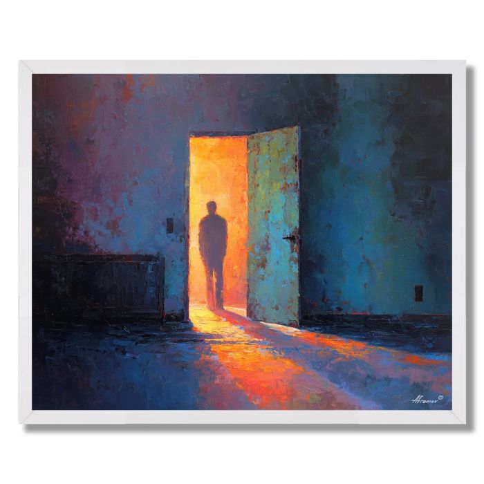 IRON HARBOR ECHOES - FRAMED