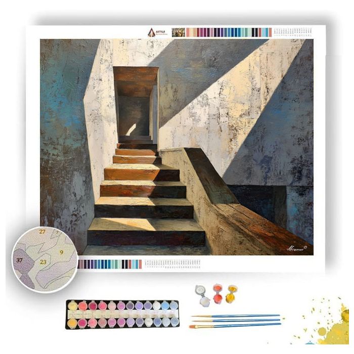 PALE FIELD DISTANT - Paint by Numbers Full Kit