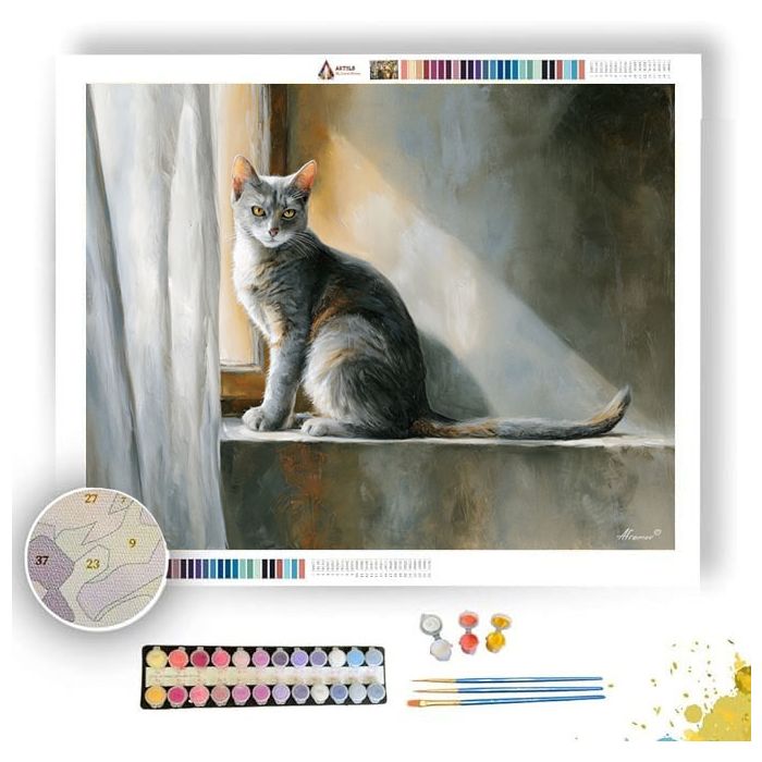 SILVER MIRAGE - Paint by Numbers Full Kit