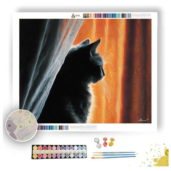 LUMINOUS ARC EMBER - Paint by Numbers Full Kit