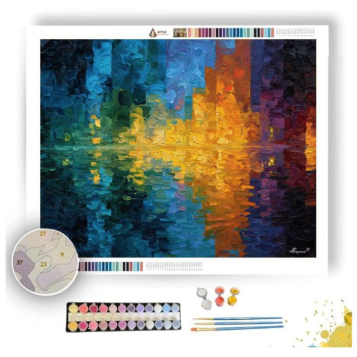 VELVET FRAGMENTS LANTERN - Paint by Numbers Full Kit