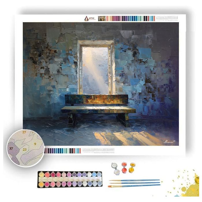 HIDDEN GEOMETRY SHATTERED - Paint by Numbers Full Kit