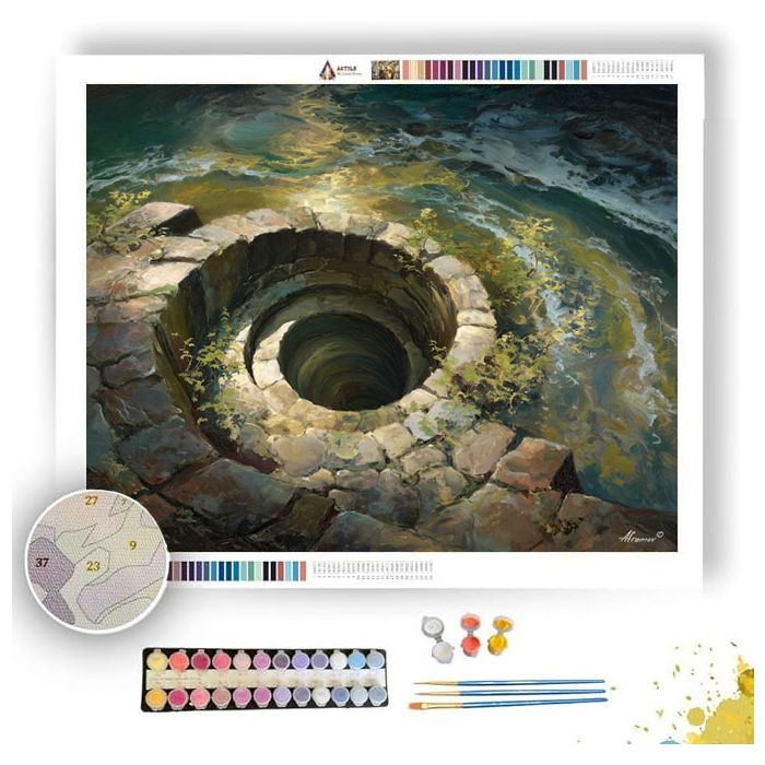 AURALITH SPIRAL HARBOR - Paint by Numbers Full Kit