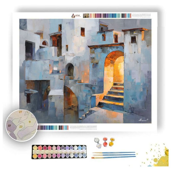 BLAZING PASSAGE - Paint by Numbers Full Kit