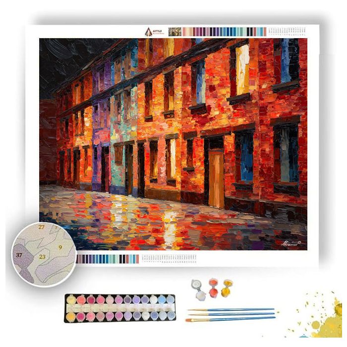 BLURRING SHELTER AUREFALL - Paint by Numbers Full Kit