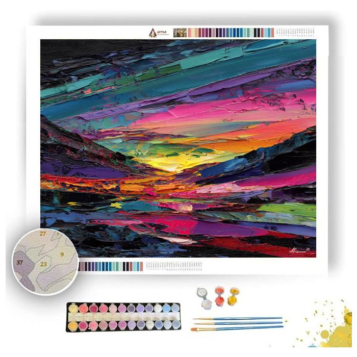 SHATTERED VISTA ARC - Paint by Numbers Full Kit