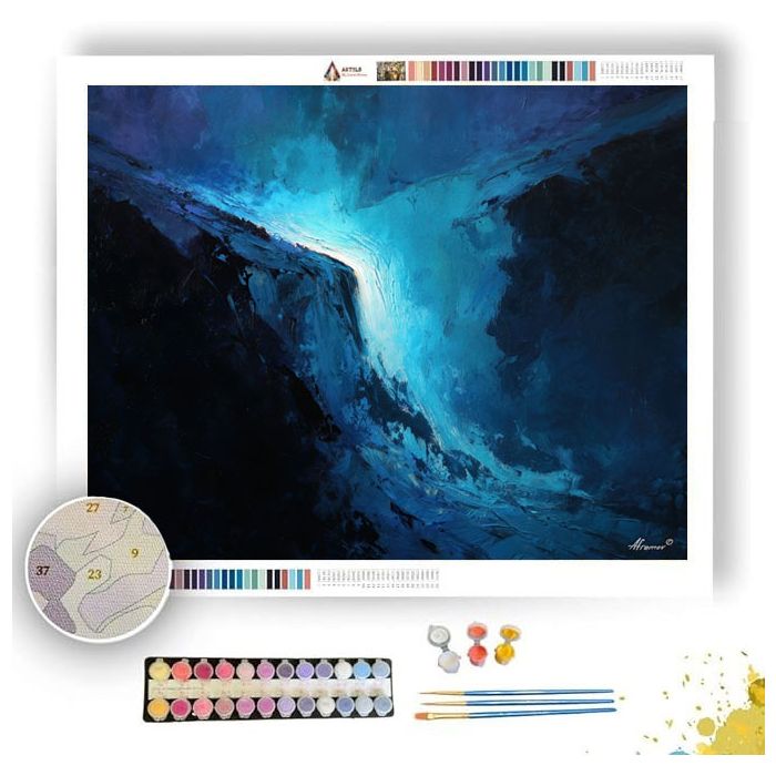 LUMINOUS CASCADE - Paint by Numbers Full Kit