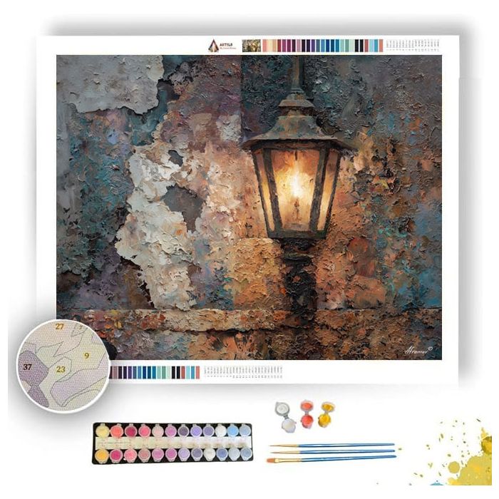 FADING LANTERN LUMINOUS - Paint by Numbers Full Kit
