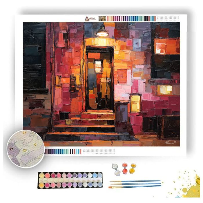 HIDDEN GEOMETRY - Paint by Numbers Full Kit