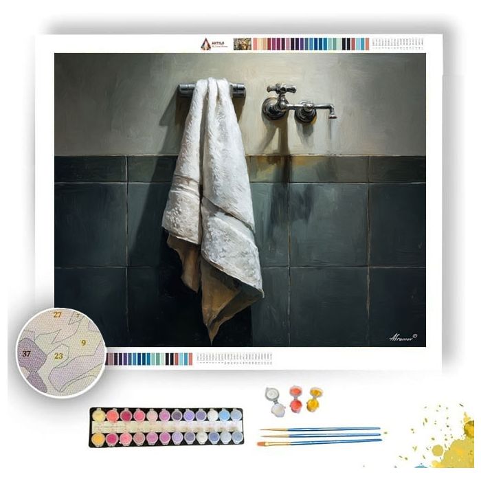 BLURRING CURRENT - Paint by Numbers Full Kit