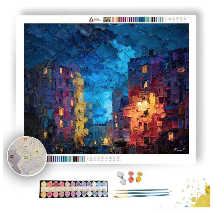 MOLTEN CONTOUR - Paint by Numbers Full Kit