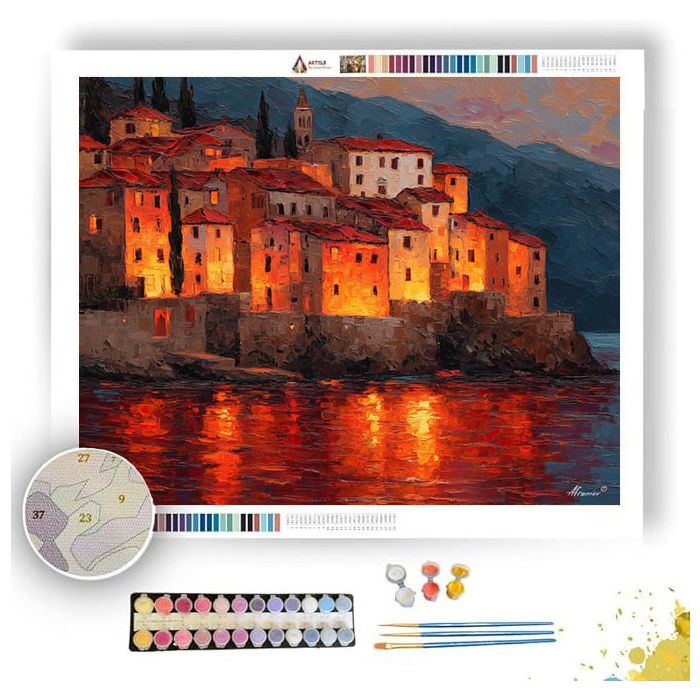 CRIMSON VISTA - Paint by Numbers Full Kit