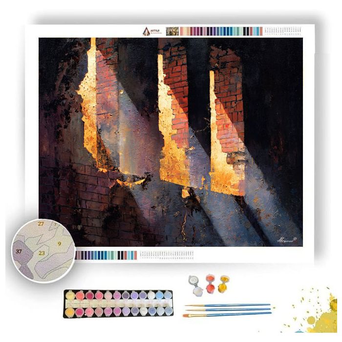 MOLTEN FRAGMENTS - Paint by Numbers Full Kit