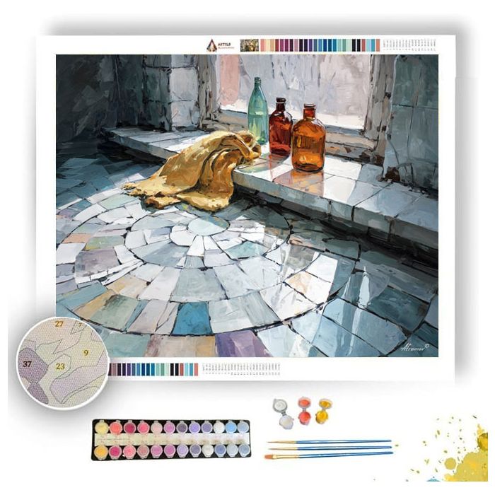 ECLIPSE SPIRAL CONTOUR - Paint by Numbers Full Kit