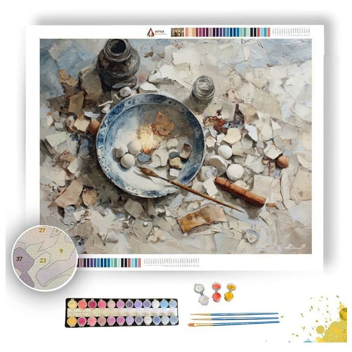 SHATTERED SANCTUM - Paint by Numbers Full Kit