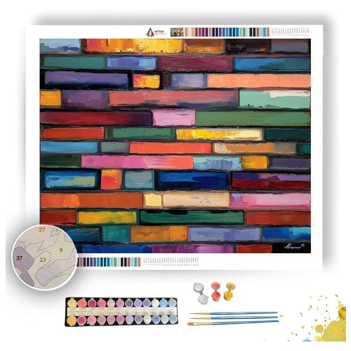 FLOATING CONTOUR - Paint by Numbers Full Kit