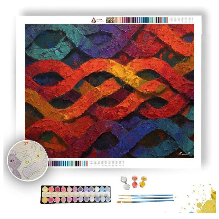 DISTANT TRACE - Paint by Numbers Full Kit