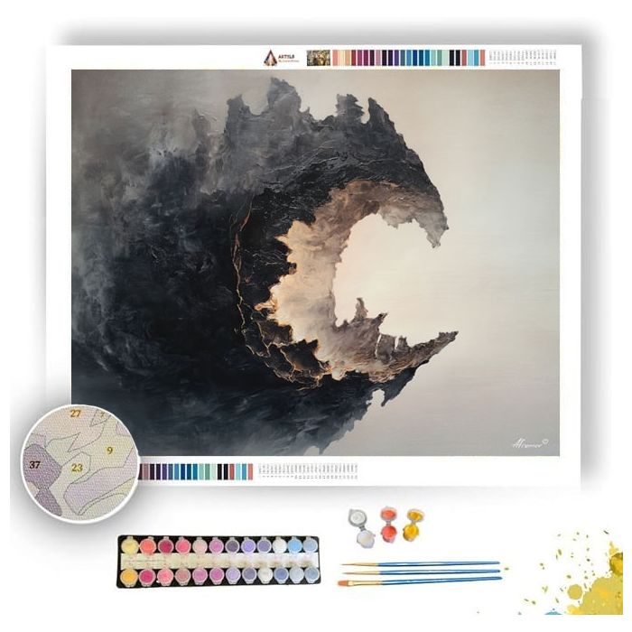 CALM HOLLOW GENTLE - Paint by Numbers Full Kit