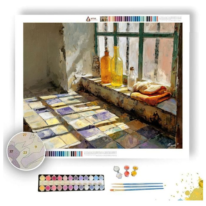 PALE SPIRAL - Paint by Numbers Full Kit