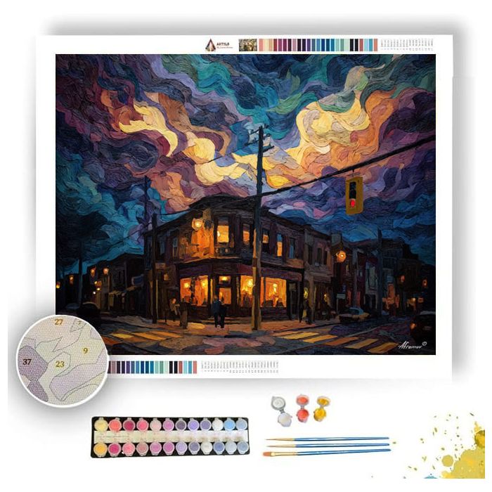 VORTEX SIGNAL TAPESTRY - Paint by Numbers Full Kit