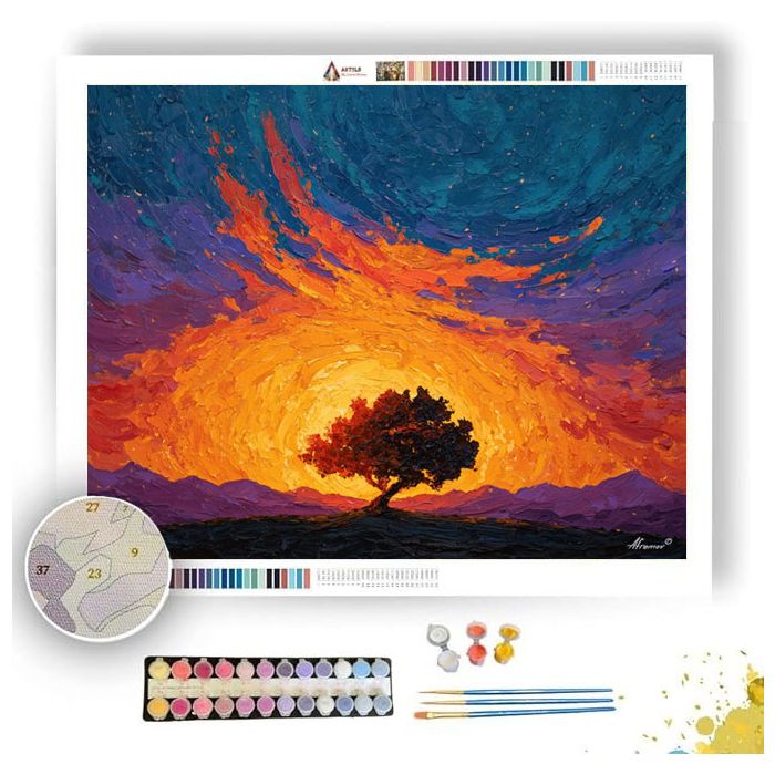 CELESTIAL SIGNAL - Paint by Numbers Full Kit