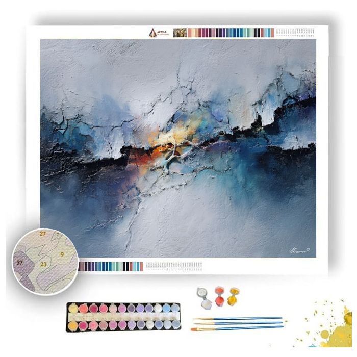 ABYSSAL TRACE FRACTURED - Paint by Numbers Full Kit