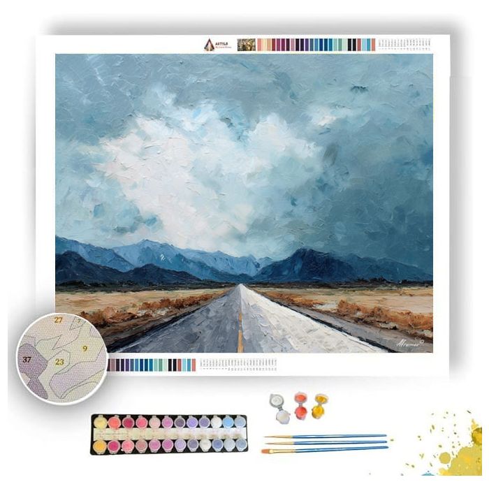 DRIFTSIGN PASSAGE FIELD - Paint by Numbers Full Kit