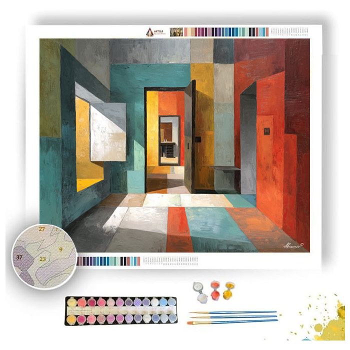 QUIET FRAGMENTS ECLIPSE - Paint by Numbers Full Kit