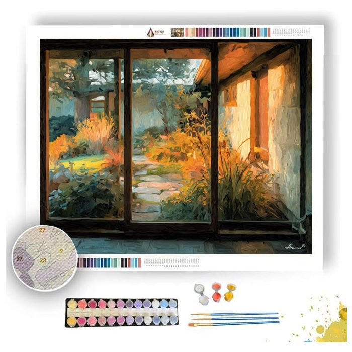 AUREFALL VEIL CONTOUR - Paint by Numbers Full Kit