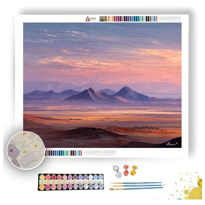 SOFT VISTA SUBTLE - Paint by Numbers Full Kit