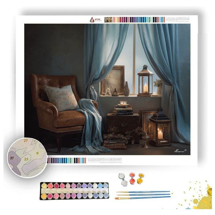 HIDDEN LANTERN STORMBORN - Paint by Numbers Full Kit