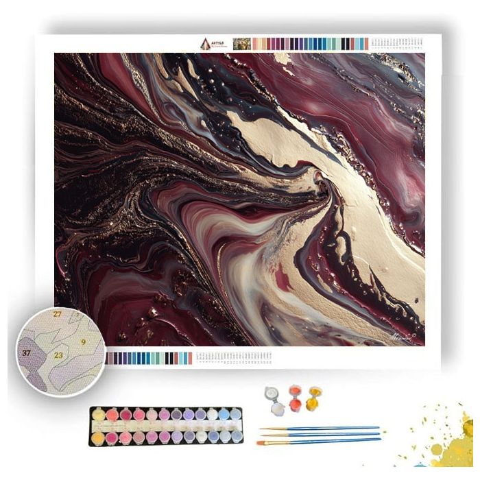 VELVET LABYRINTH - Paint by Numbers Full Kit