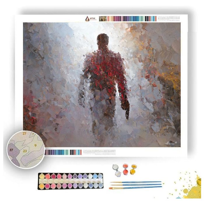 SHATTERED TRACE - Paint by Numbers Full Kit