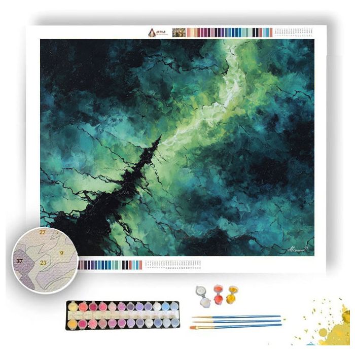 BLURRING CASCADE CELESTIAL - Paint by Numbers Full Kit