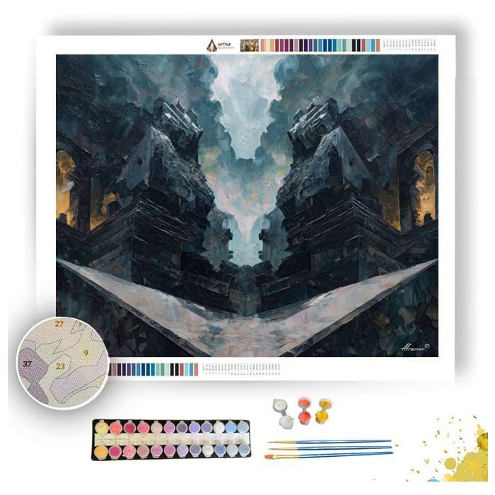 ABYSSAL SYMMETRY GEOMETRY - Paint by Numbers Full Kit