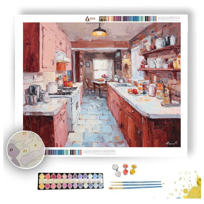 MOLTEN SYMMETRY - Paint by Numbers Full Kit