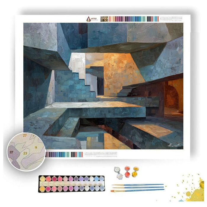 DISTANT SHELTER CIRCUIT - Paint by Numbers Full Kit