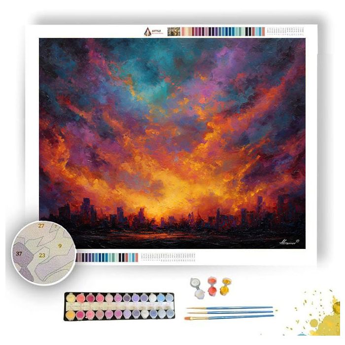 CELESTIAL CIRCUIT - Paint by Numbers Full Kit