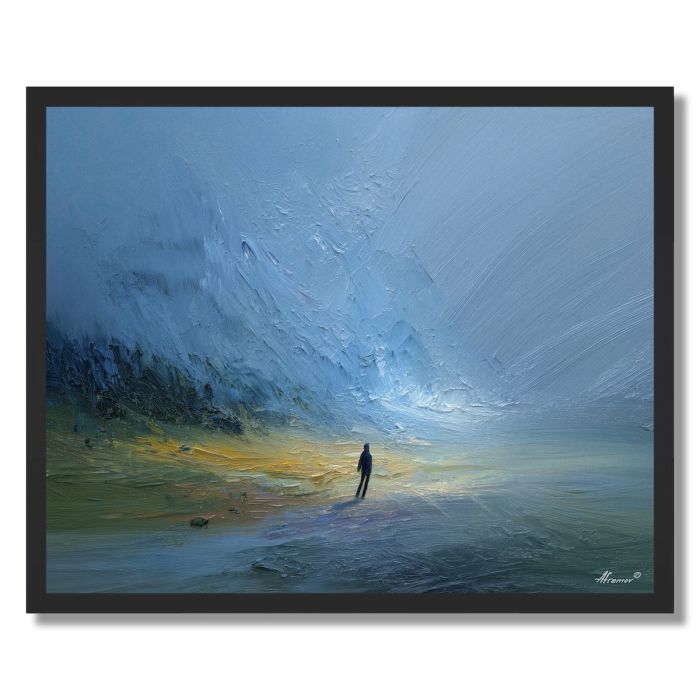 BLURRING MIRAGE SOLITHORN - FRAMED