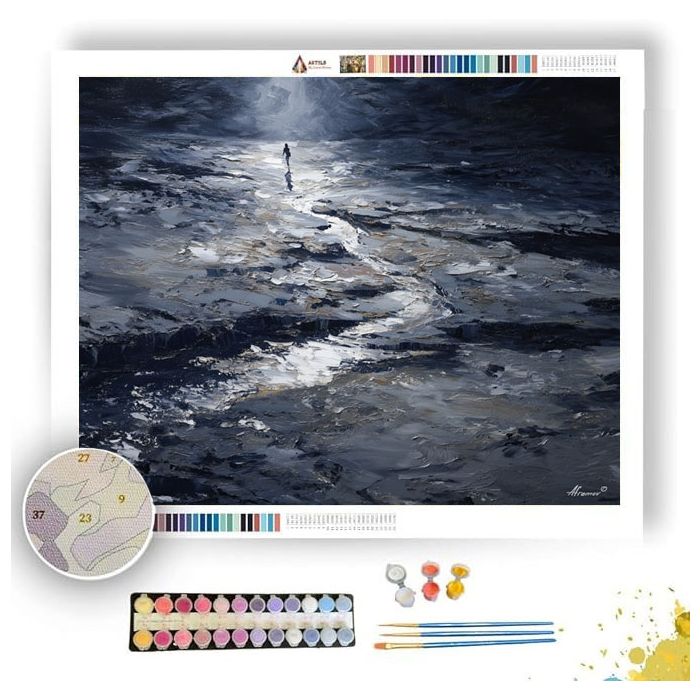 ECLIPSE SANCTUM SILVER - Paint by Numbers Full Kit