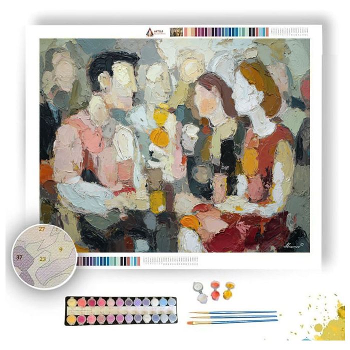 SOFT LABYRINTH PROCESSION - Paint by Numbers Full Kit