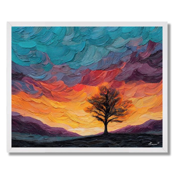 SILENT VEIL CALM - FRAMED