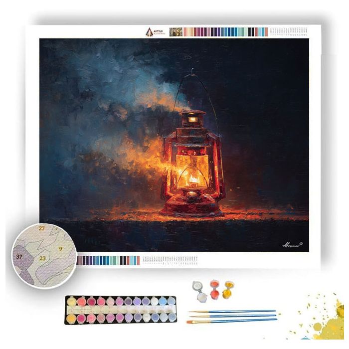 ABYSSAL LANTERN CURRENT - Paint by Numbers Full Kit