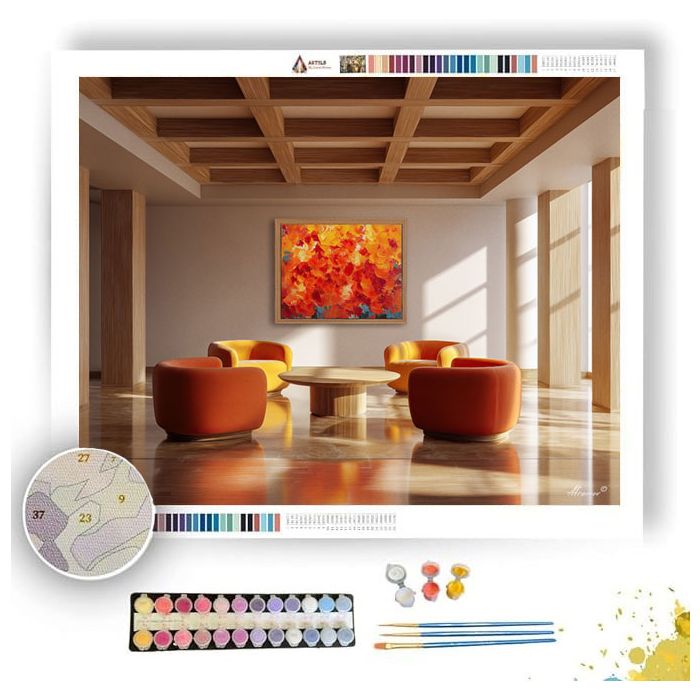 SOLITHORN BLOOM BLAZING - Paint by Numbers Full Kit