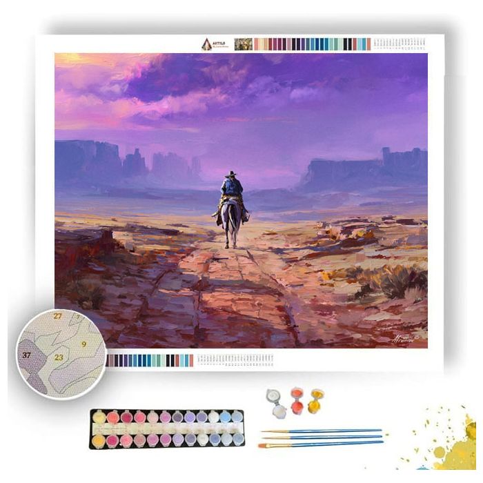 AEROSKEIN SYMMETRY BLURRING - Paint by Numbers Full Kit